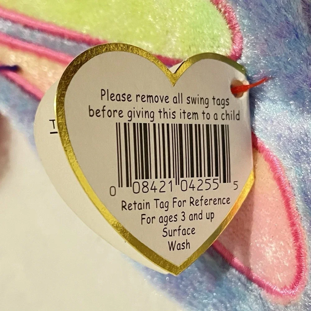 Ty Beanie‎ Babies Flitter The Butterfly Pink Kids Animal Stuffed Soft Plush Toy